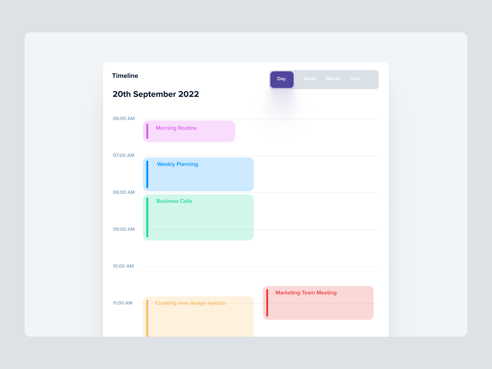 Calendar Widget