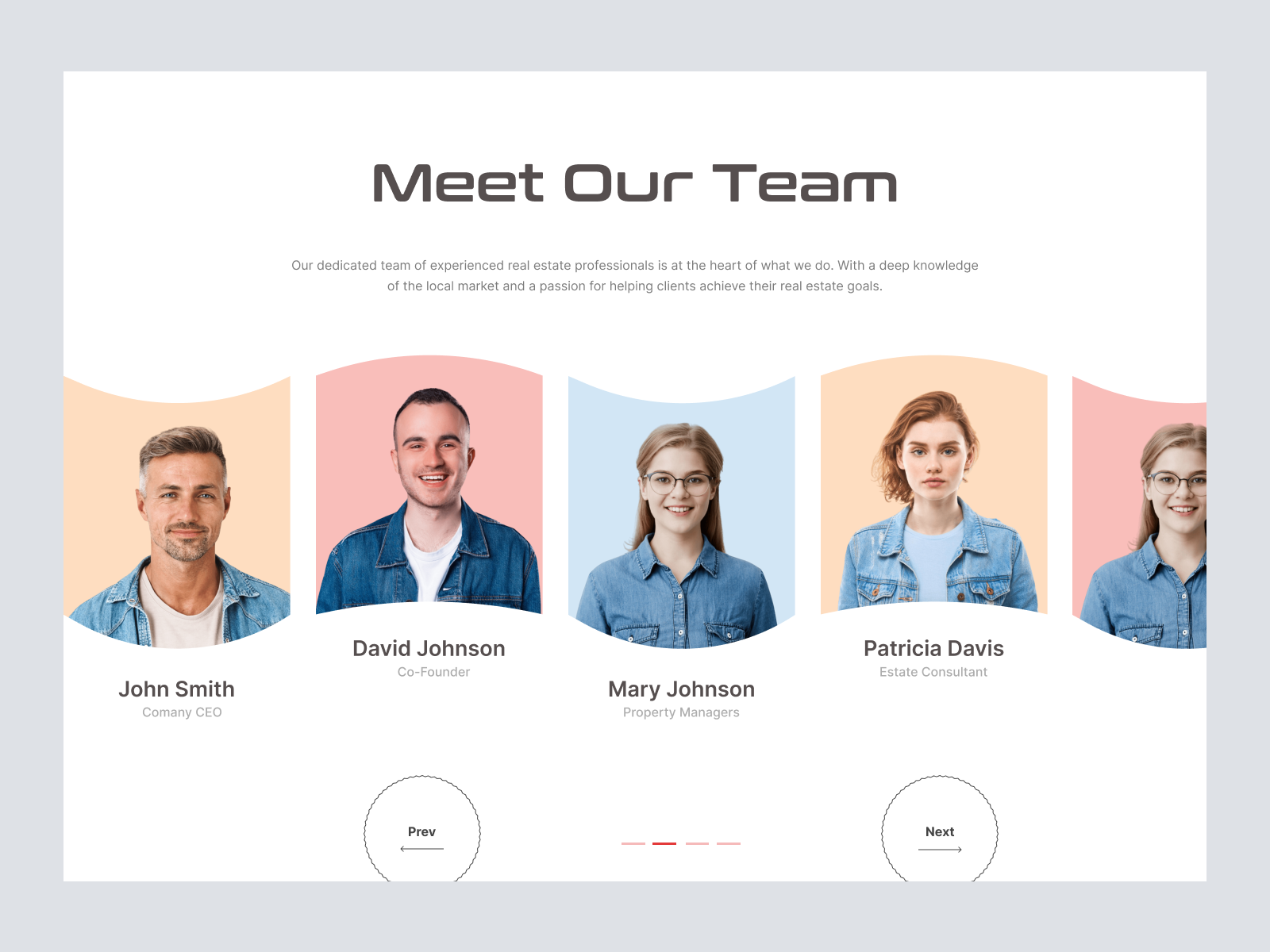 Prospects Real Estate site Homepage Figma & Adobe XD Resources