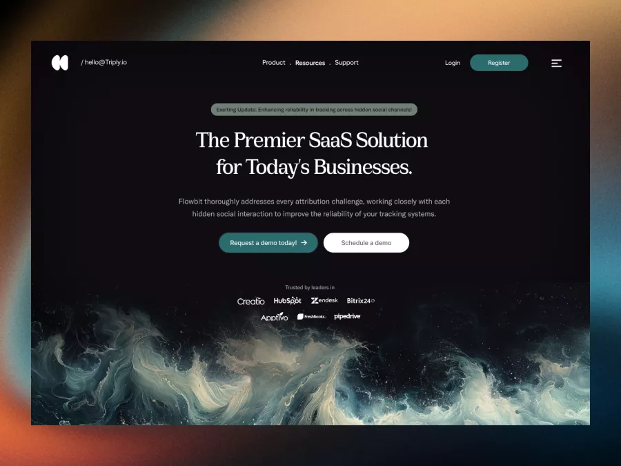 Elegant SaaS Website Design for Modern Businesses