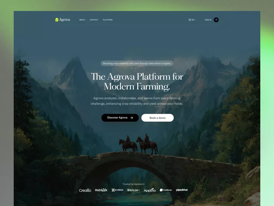 Agrova: Innovative Platform for Modern Farming Solutions