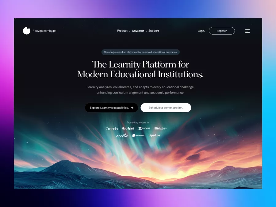 Innovative Educational Platform Web Design