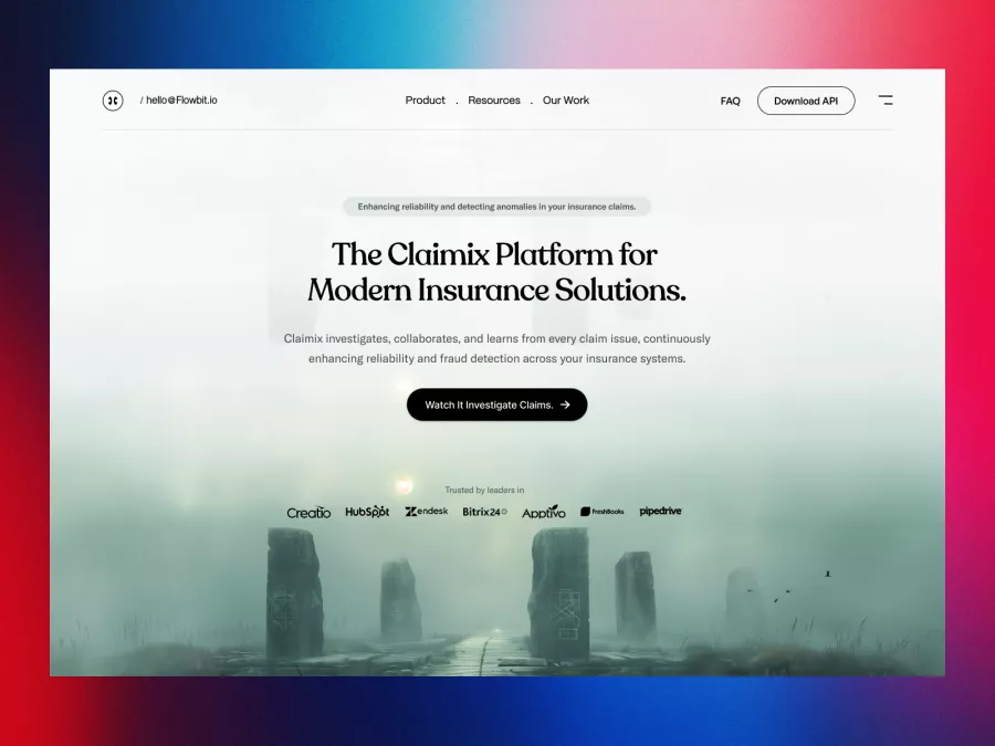 Innovative Insurance Platform Web Design