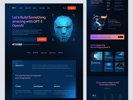 ChatGPT - Landing Page Concept