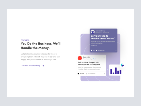 Content Left Image Right Section