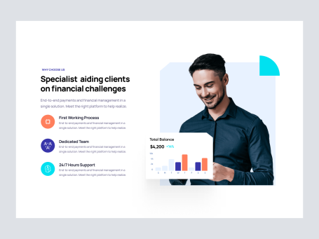 Content Left Image Right Section