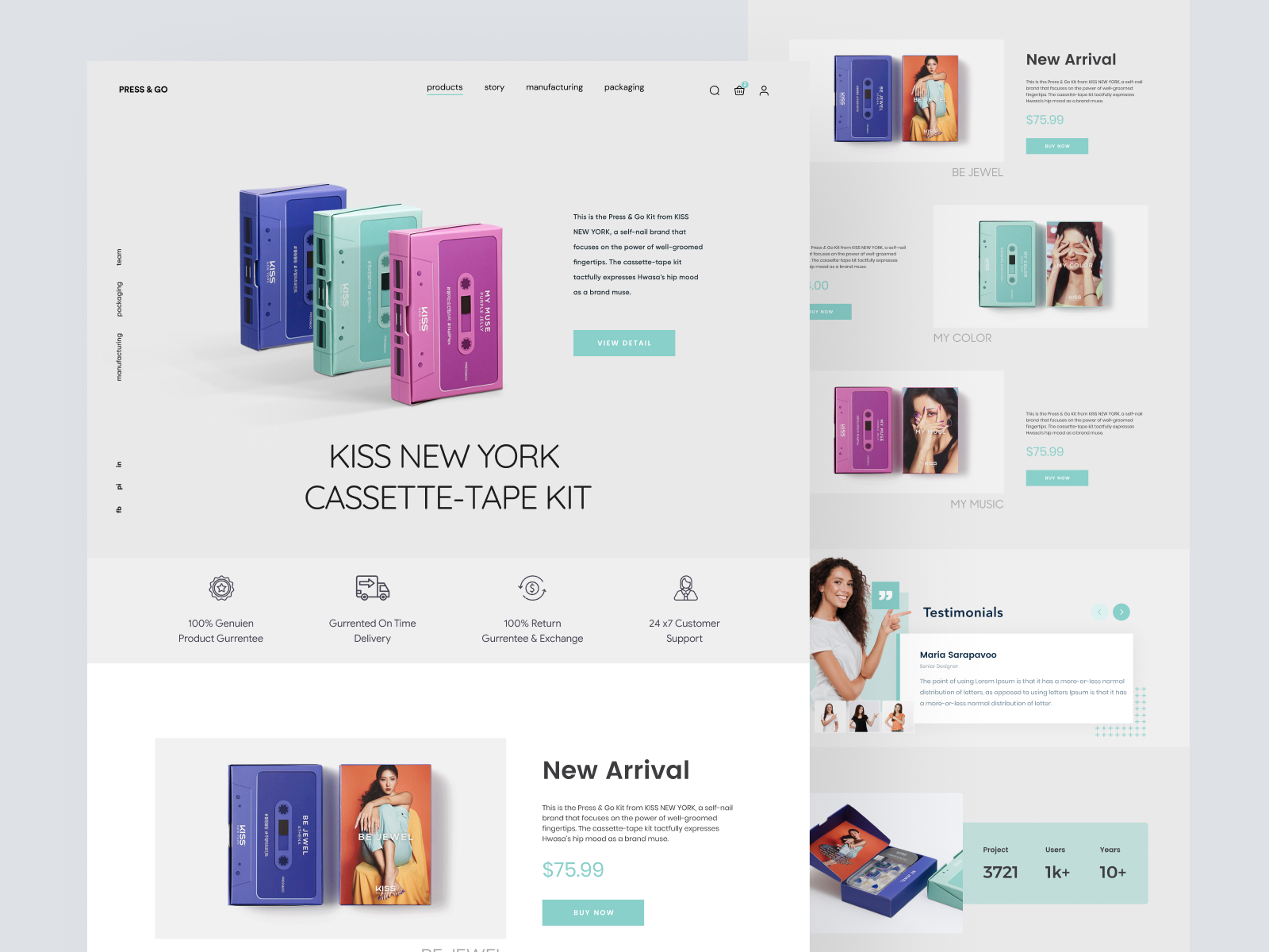 Cosmetics Website Shopify Store Design