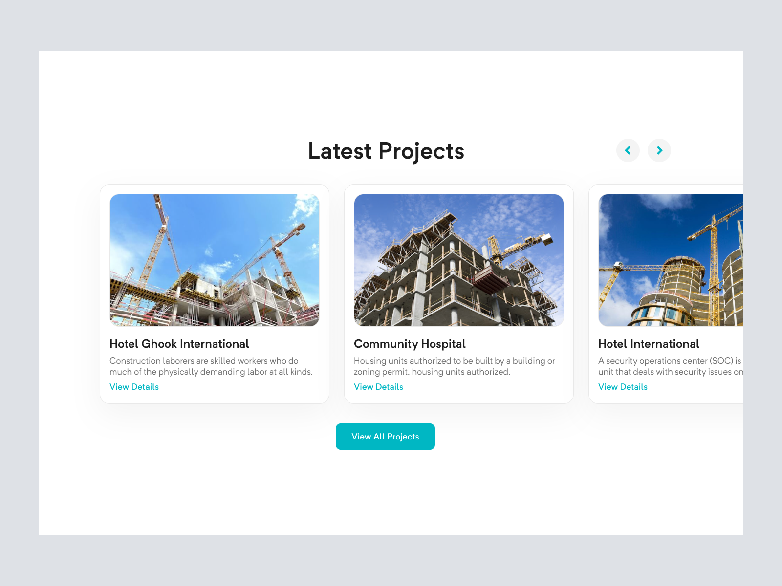 Our Work Section