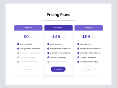 Pricing Section