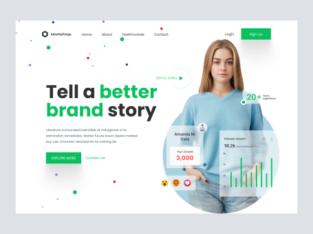 SaaS Hero / Agency Hero / Freelancer Hero