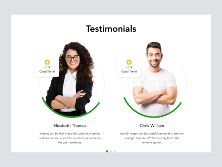 Testimonials Section