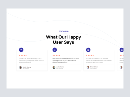 Testimonials Section