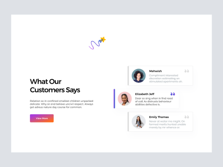 Testimonials Section