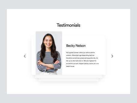 Testimonials Section