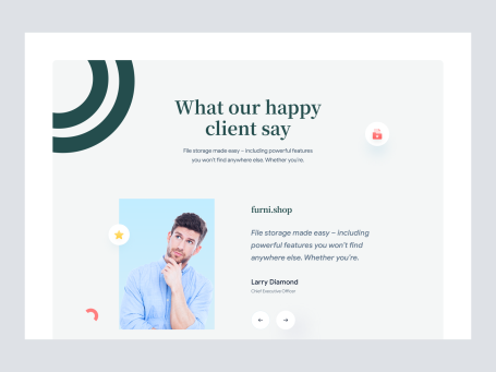 Testimonials Section