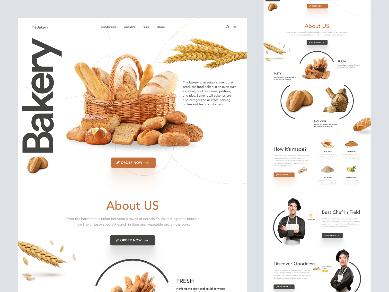 TheBackery - Shopify Website Landing Page