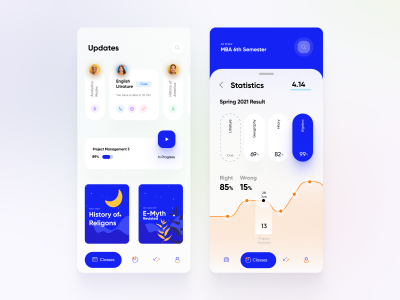 Unversity Student Dashboard Mobile App
