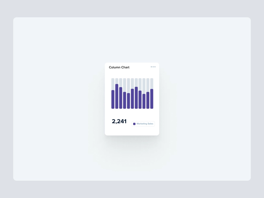 Download Column Chart for Figma and Adobe XD