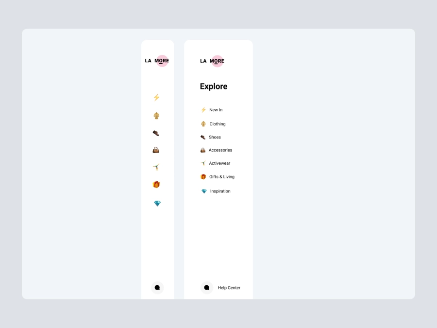 Download Dashboard Sidebar Navigation for Figma and Adobe XD