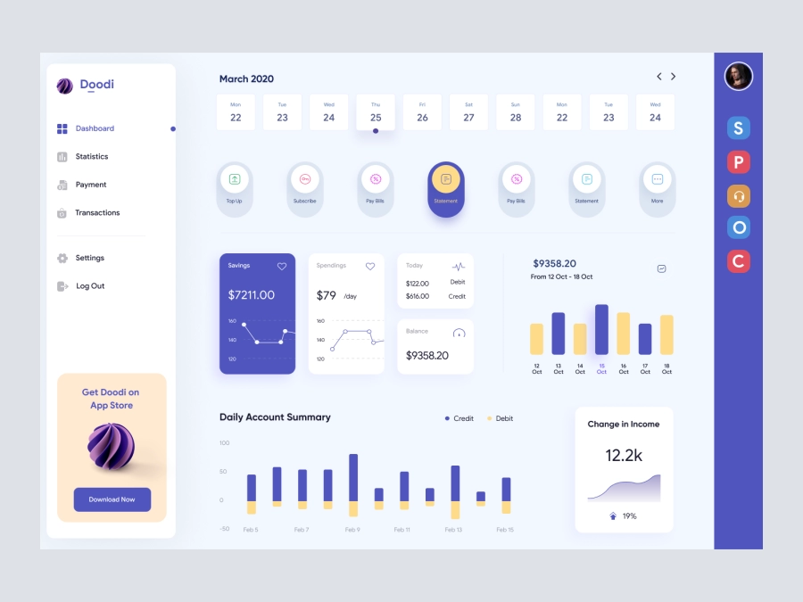 Download Doodi - Multiple Wallat Manager for Figma and Adobe XD