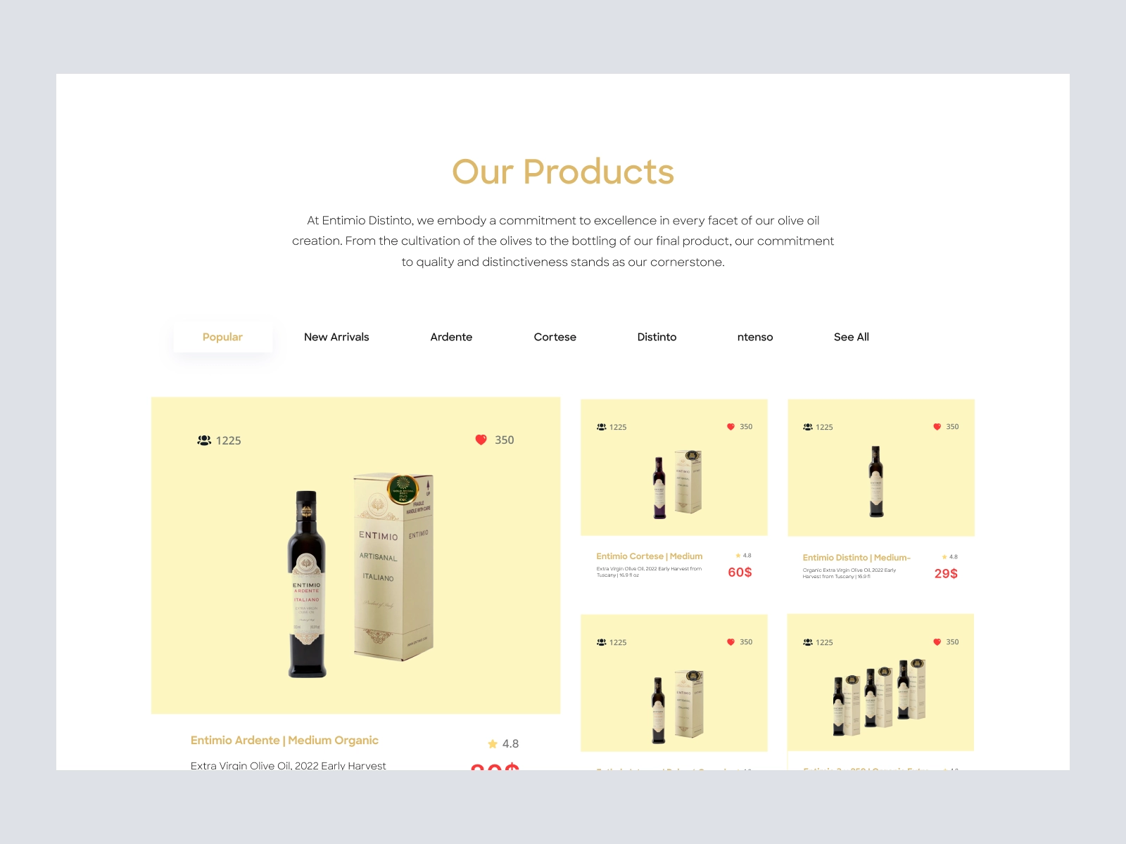 Entimio - Beauty and Cosmetics Product Store for Figma and Adobe XD - screen 3