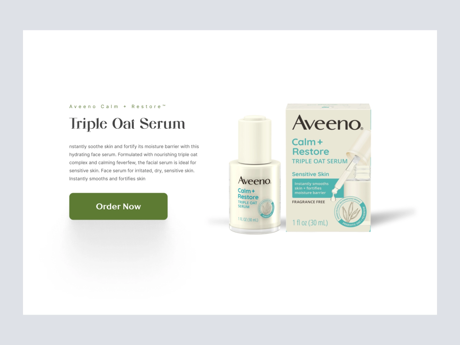 Aveeno - Cosmetics and Beauty Store for Figma and Adobe XD - screen 4