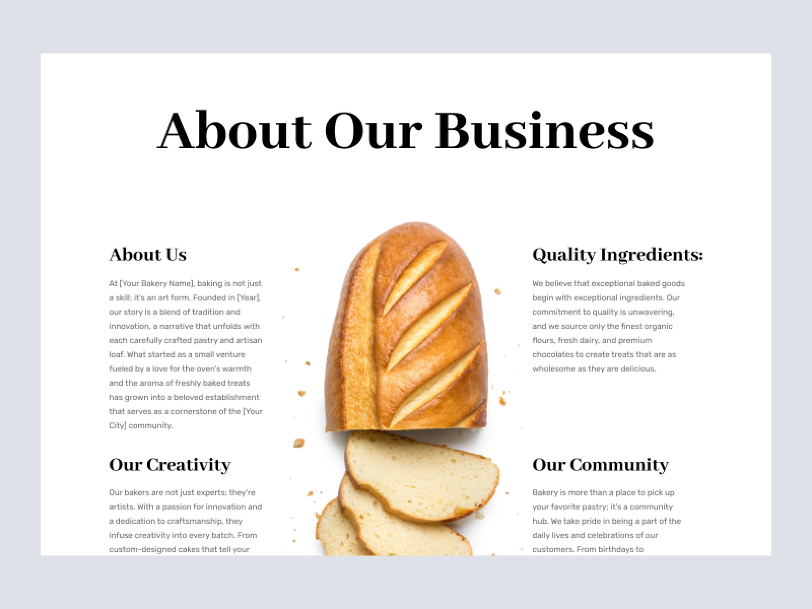 Bakery Shopify Store Design for Figma and Adobe XD - screen 5