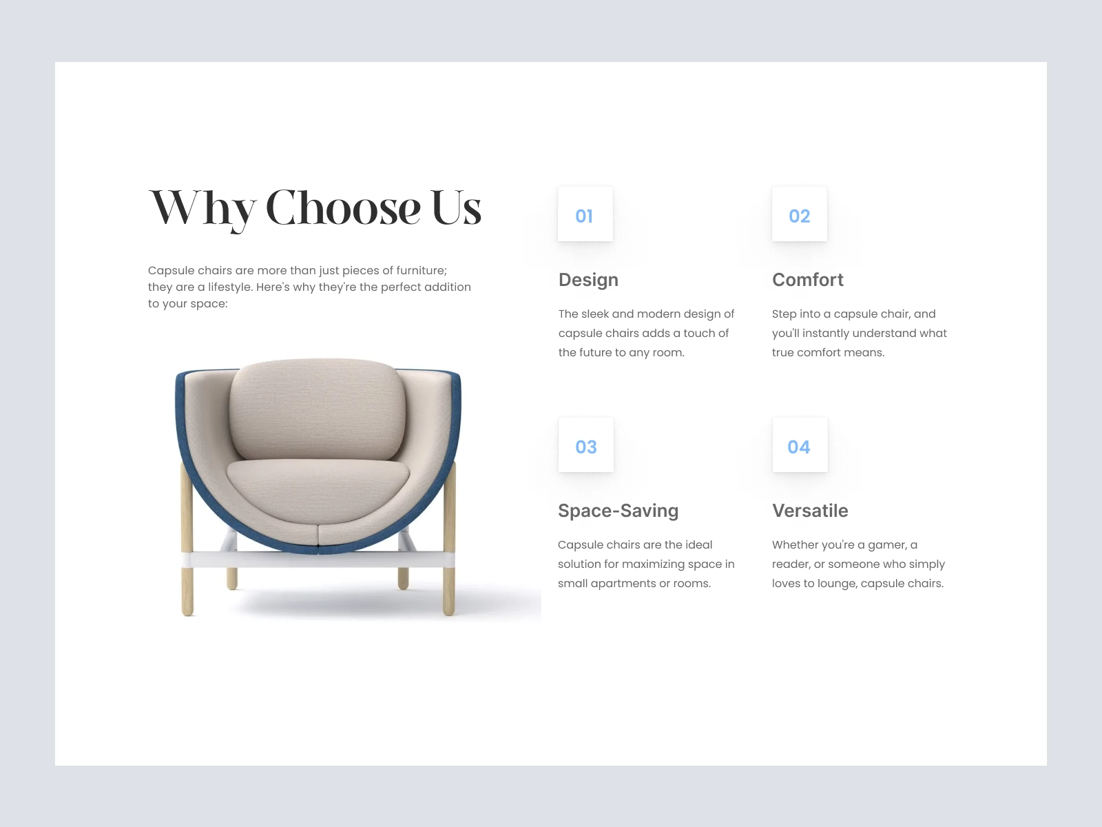 Casala - Furniture Store Design for Figma and Adobe XD - screen 2