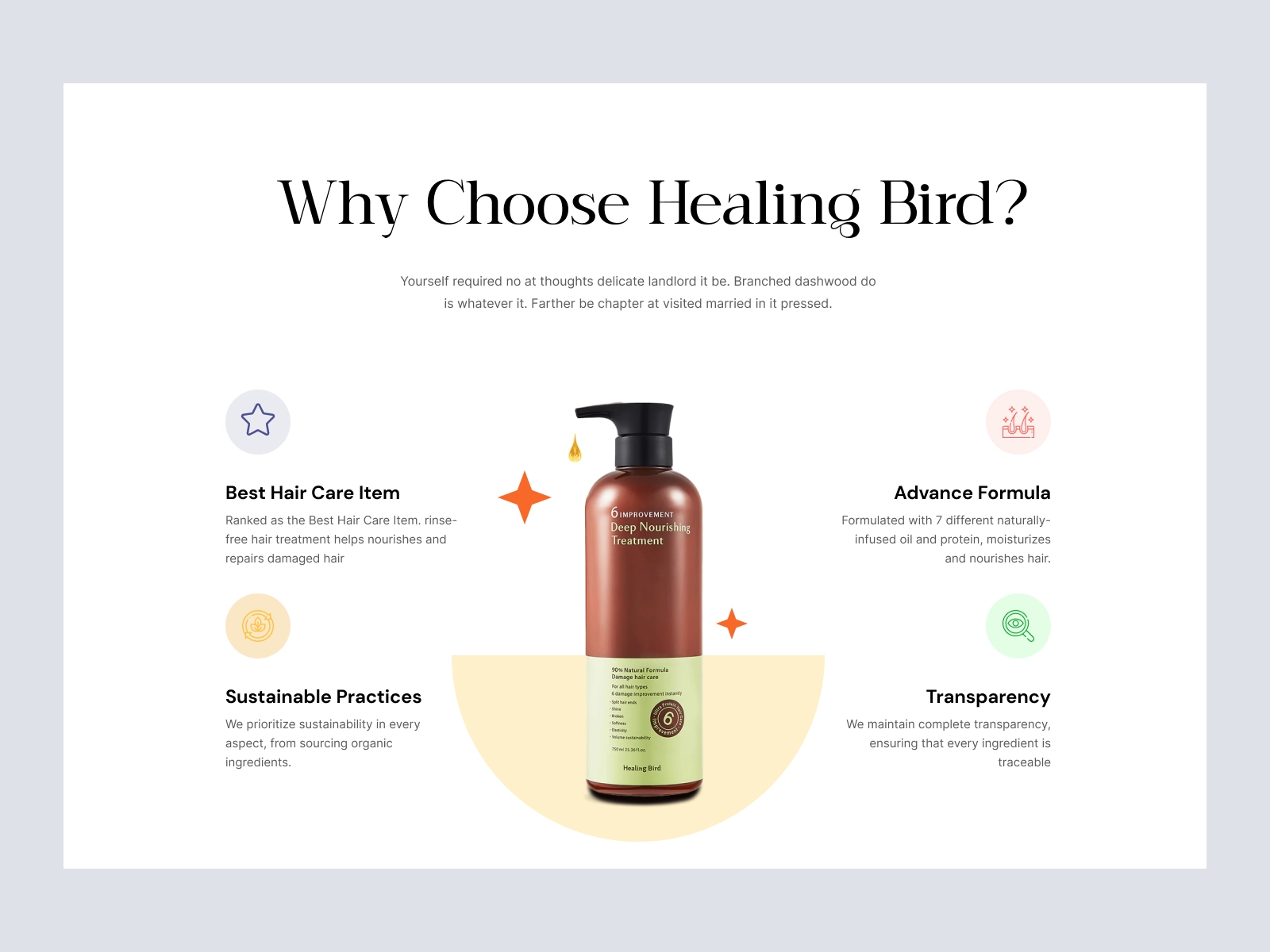 Healing Bird - Beauty and Cosmetics Product Store for Figma and Adobe XD - screen 2