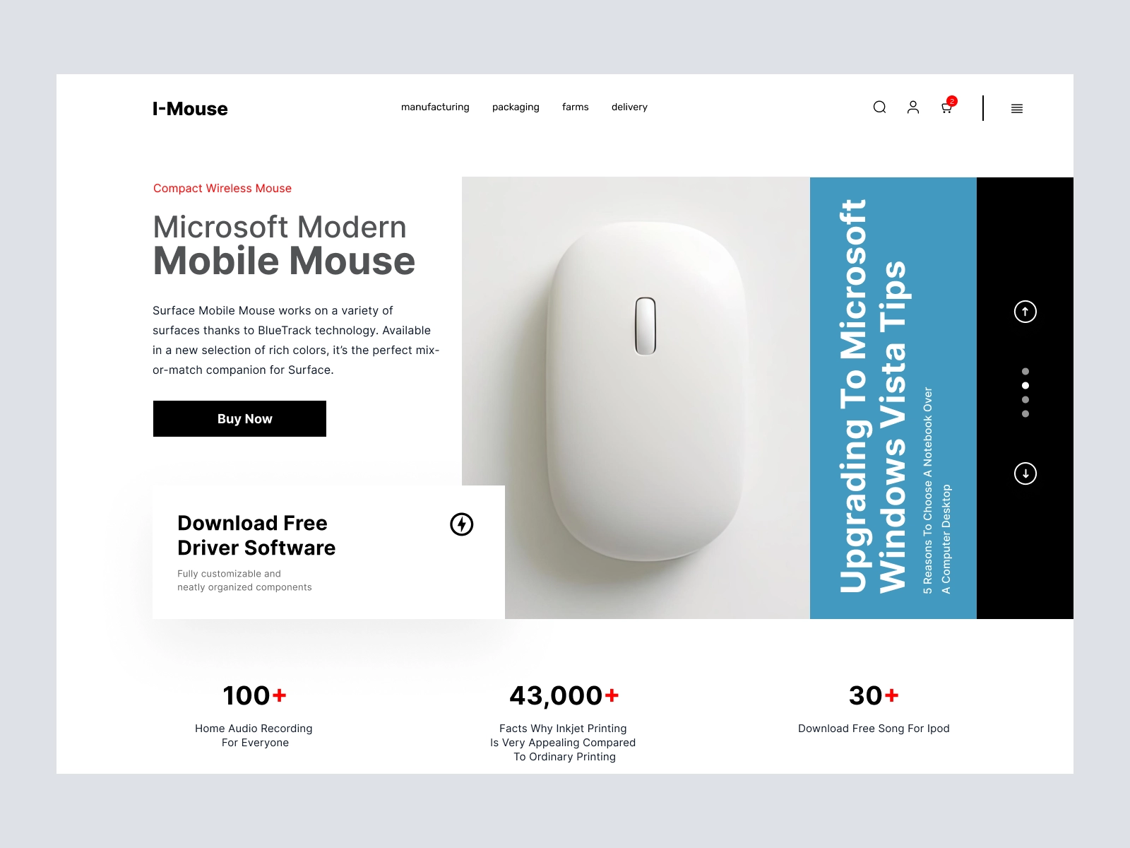I-Mouse - Computer Hardware Store for Figma and Adobe XD - screen 1