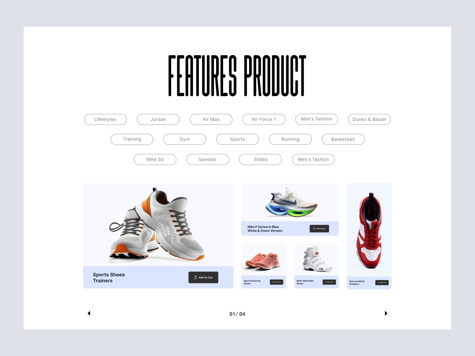 Low Retro - Shopify Website Design for Shoes Company for Figma and Adobe XD - screen 3