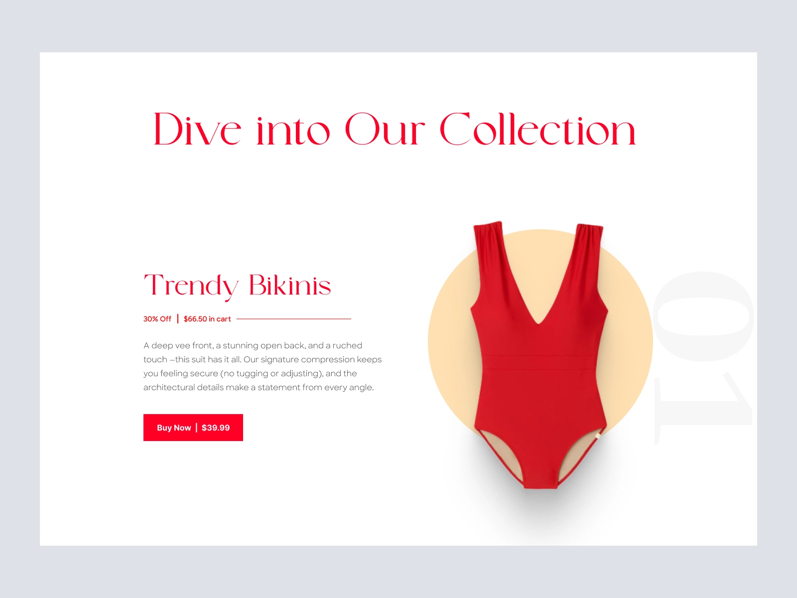 Mermaind - Swimwear Shopify Store for Figma and Adobe XD - screen 2
