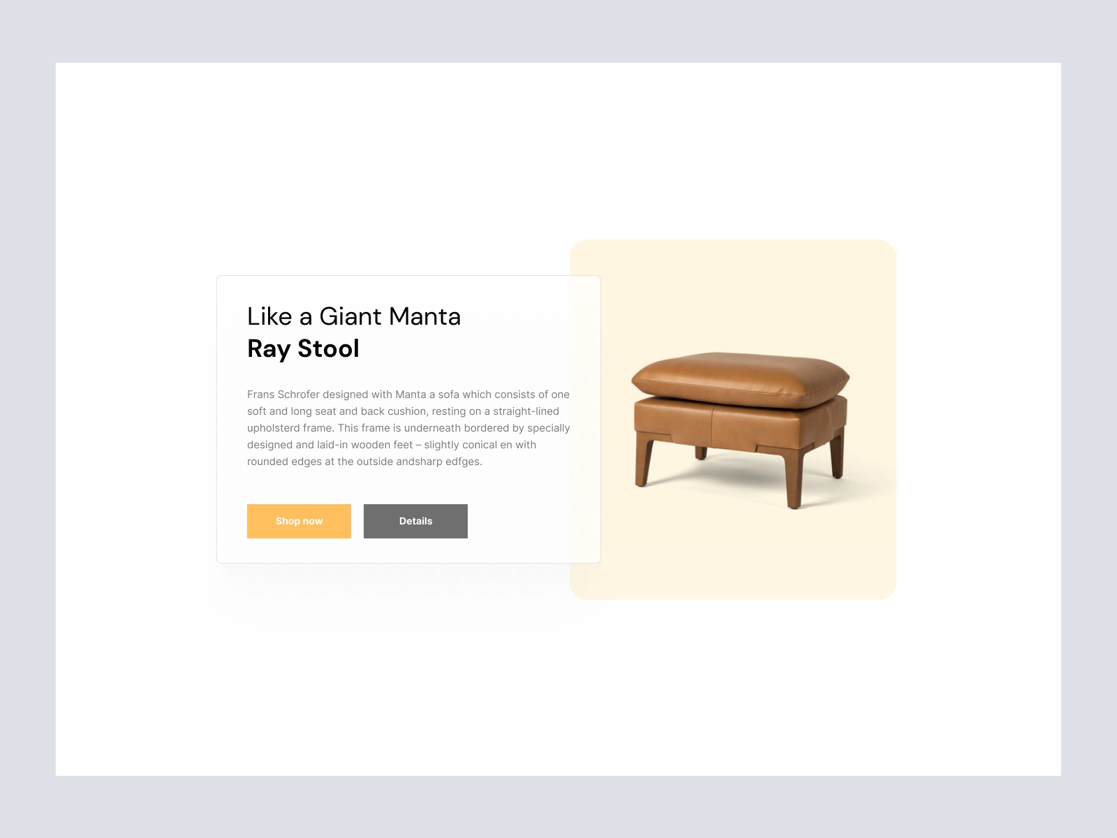 Ottoman - Furniture Store Design for Figma and Adobe XD - screen 4