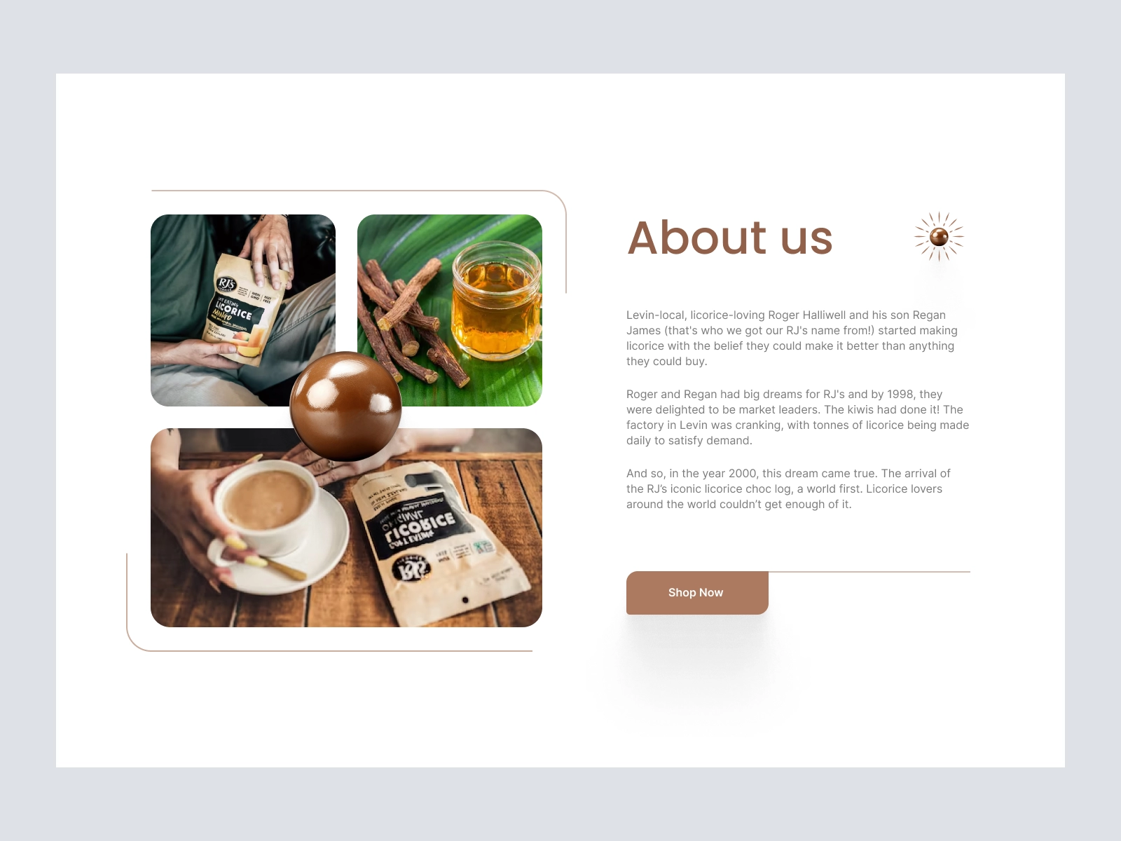 RJs - Tea and Coffee Store for Figma and Adobe XD - screen 2