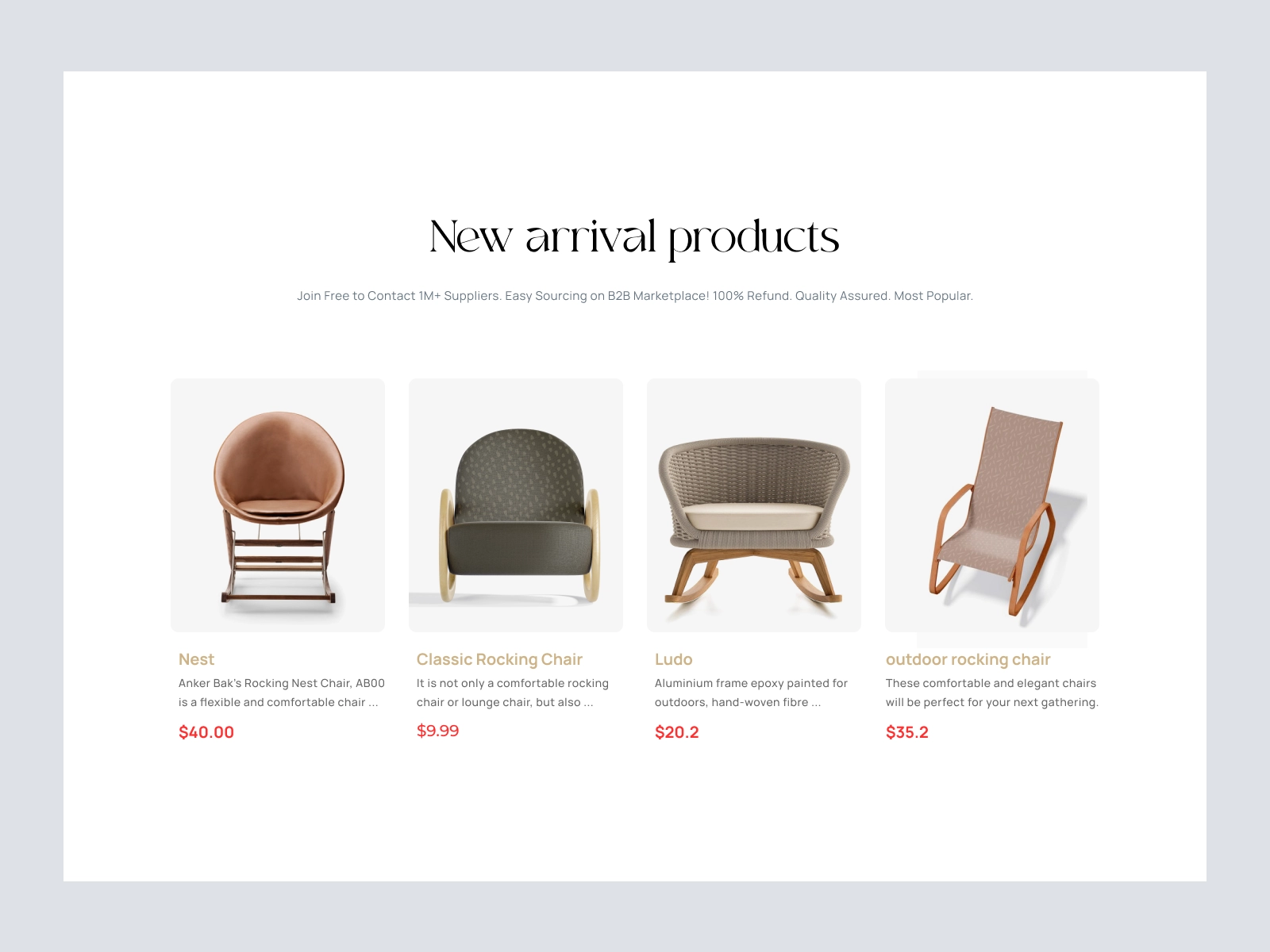 Rockey - Furniture Store Design for Figma and Adobe XD - screen 4