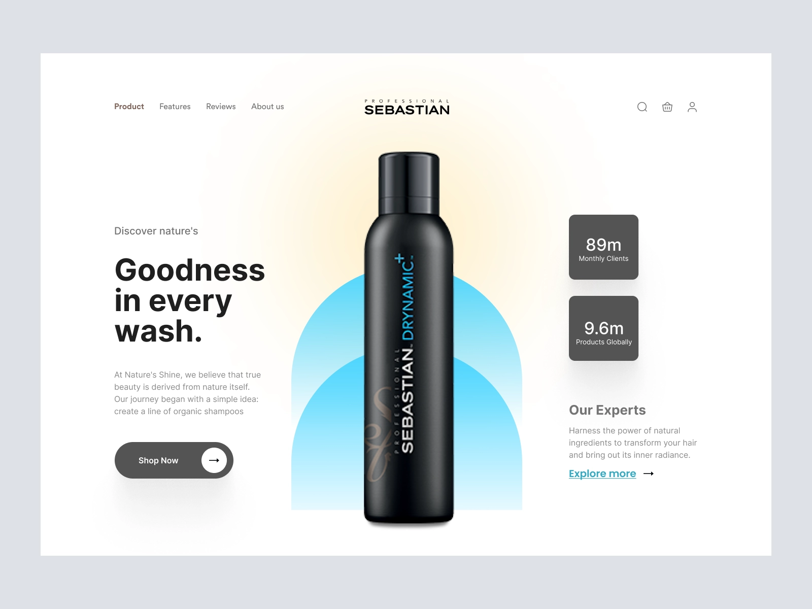 Sebastian - Perfume and Body Clones Shopify Store Design for Figma and Adobe XD - screen 1
