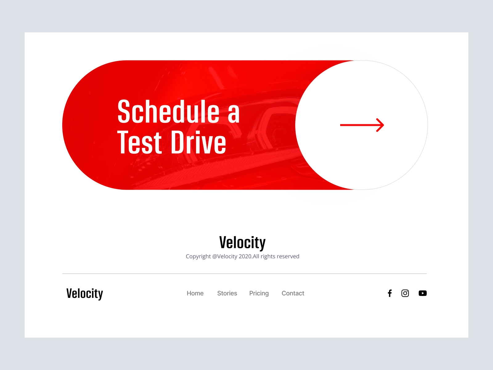 Velociy - Retro Cars Store Website Design for Figma and Adobe XD - screen 6