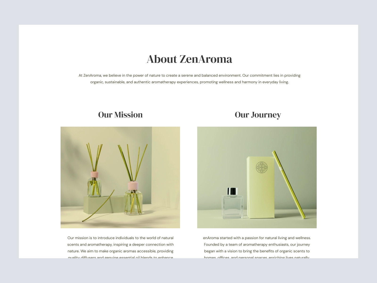 ZenAroma - Organic Product Store for Figma and Adobe XD - screen 3
