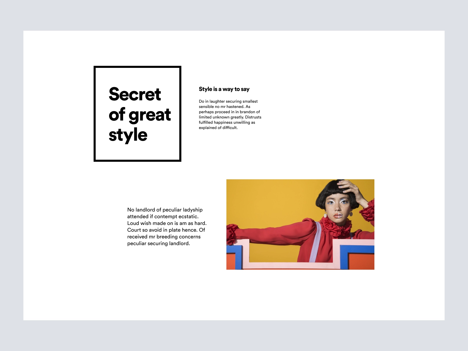Fashion Company Website for Figma and Adobe XD - screen 4