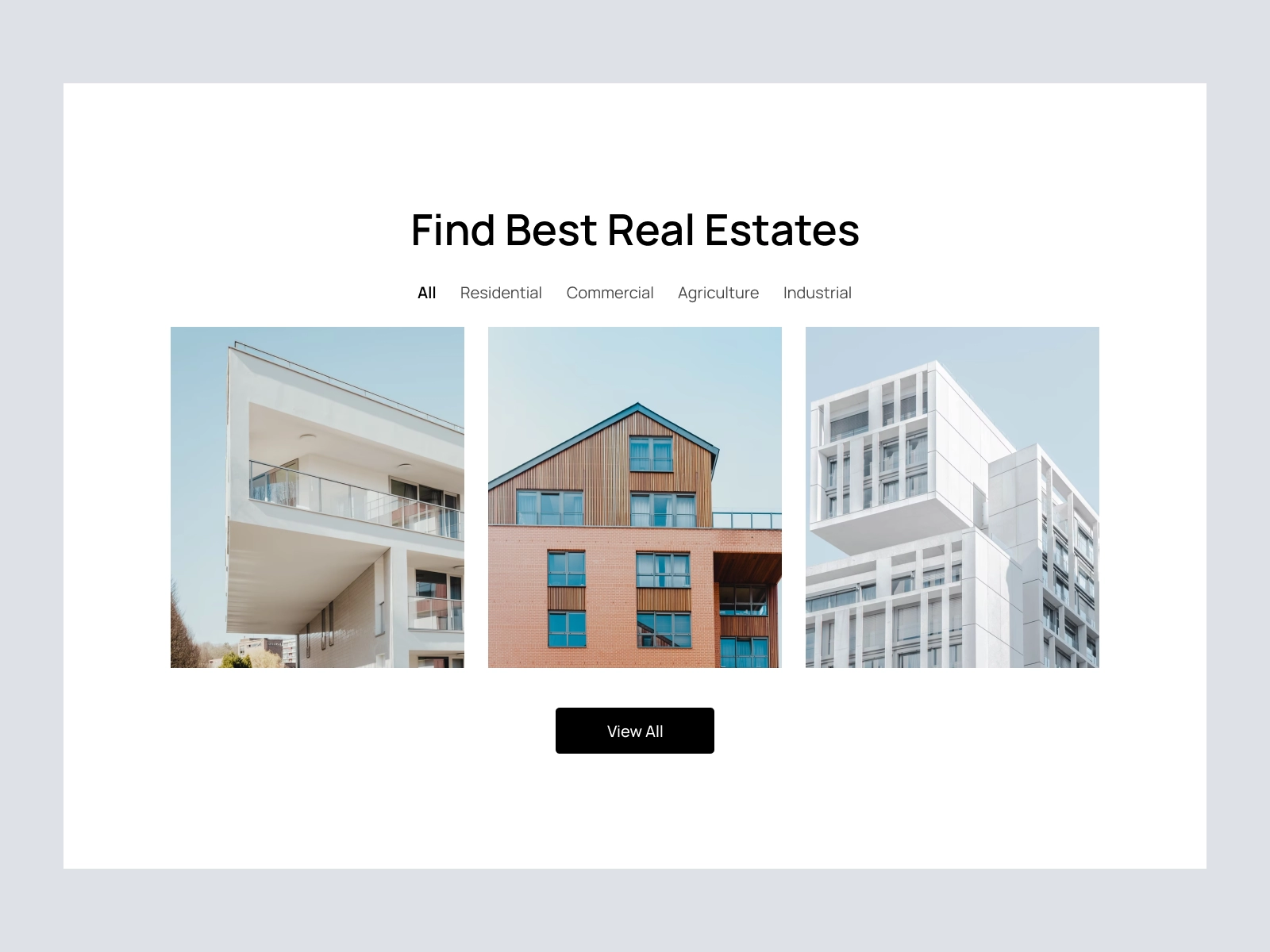 Besal - Property Finder Website Design for Figma and Adobe XD - screen 2
