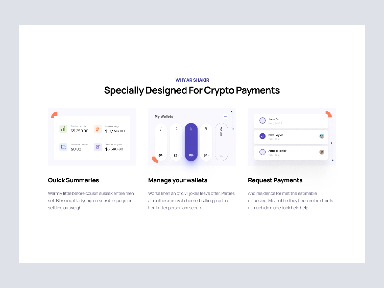 Finance Flow - Finance SaaS App Landing Page for Figma and Adobe XD - screen 2
