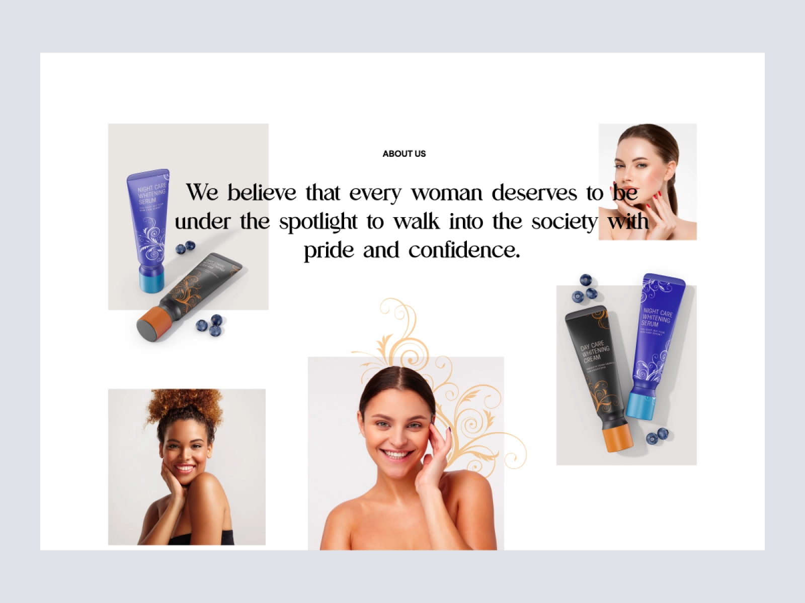 Trecci - Cosmetics Product Shopify Website for Figma and Adobe XD - screen 2