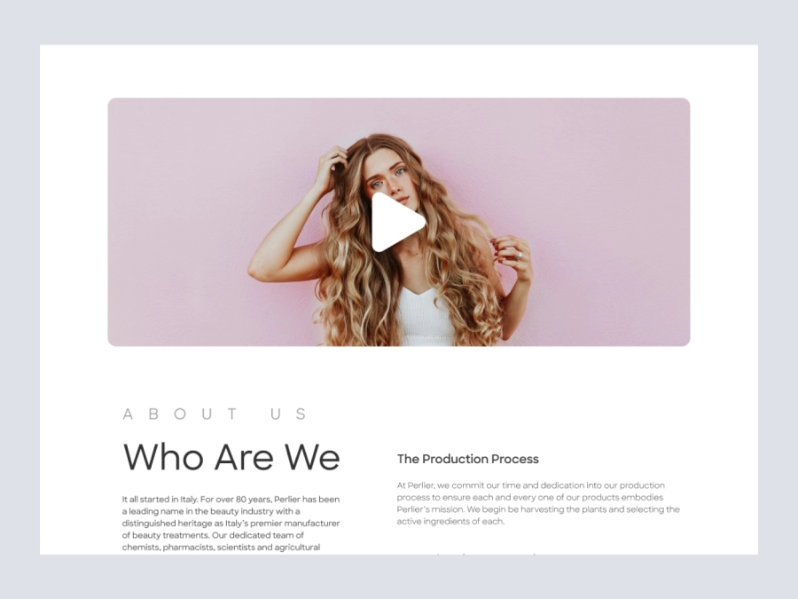 Download About us for Figma and Adobe XD