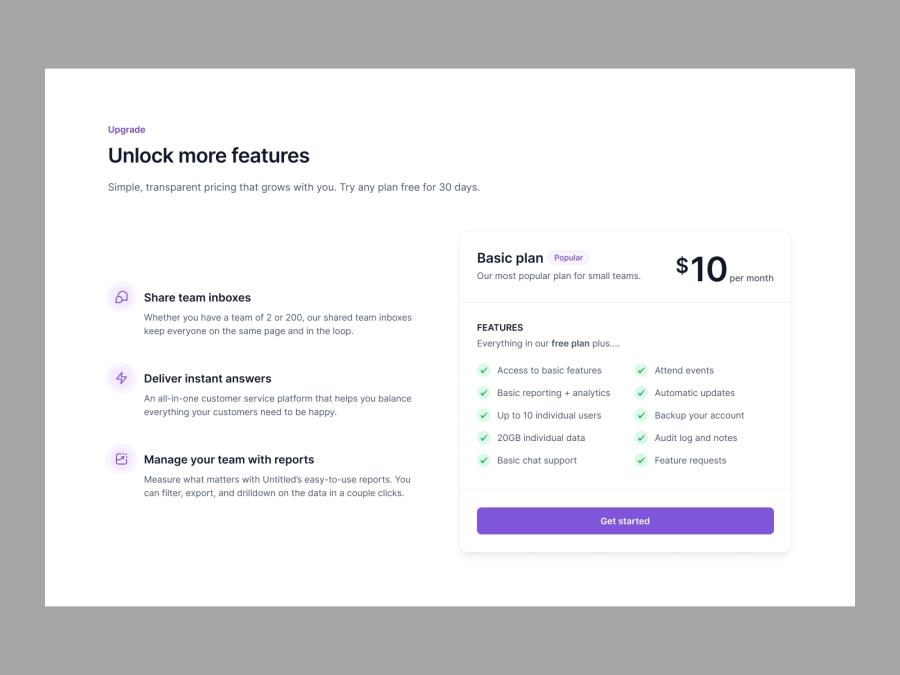 Download Pricing for Figma and Adobe XD