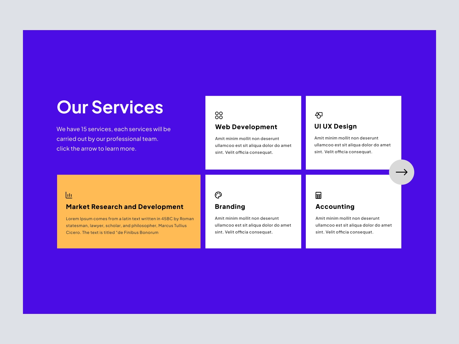 GiGate - Agency Website Design Full Page for Figma and Adobe XD - screen 4