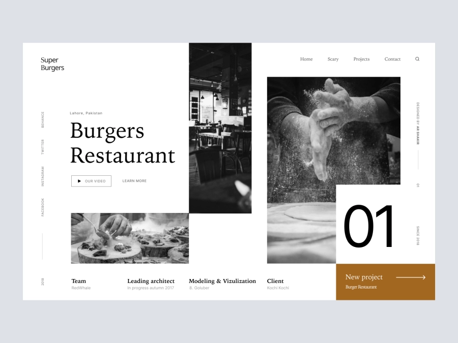 Download Hero Section For Restaurant for Figma and Adobe XD