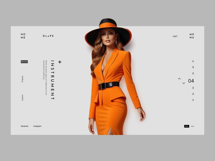 Download DL.PK - Fashion Store Product Page Design for Figma and Adobe XD