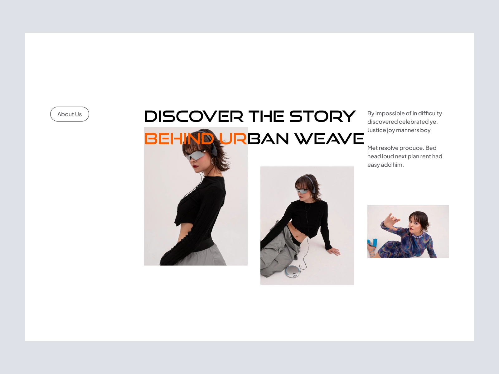 Urban Weave - Fashion Website Design for Shopify and Woocommerce for Figma and Adobe XD - screen 2