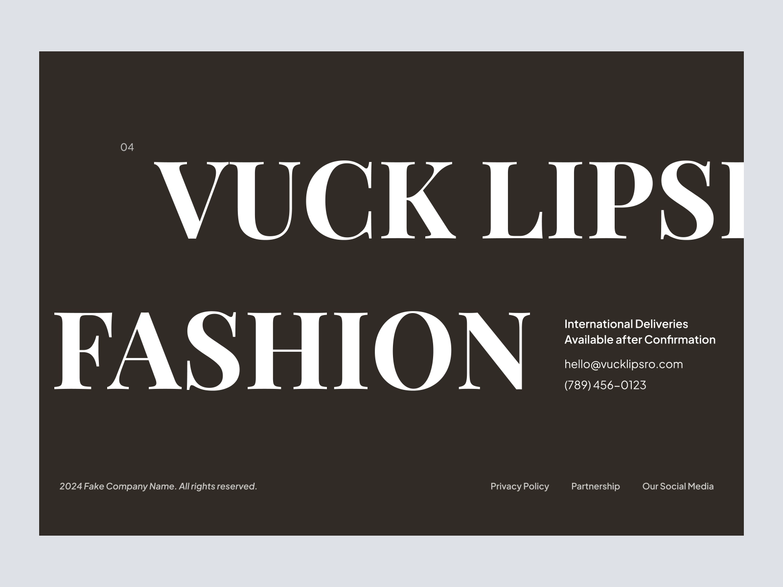 Vuck Lipsro - Fashion Store Website Design for Power Dressing for Adobe XD and Figma for Figma and Adobe XD - screen 6