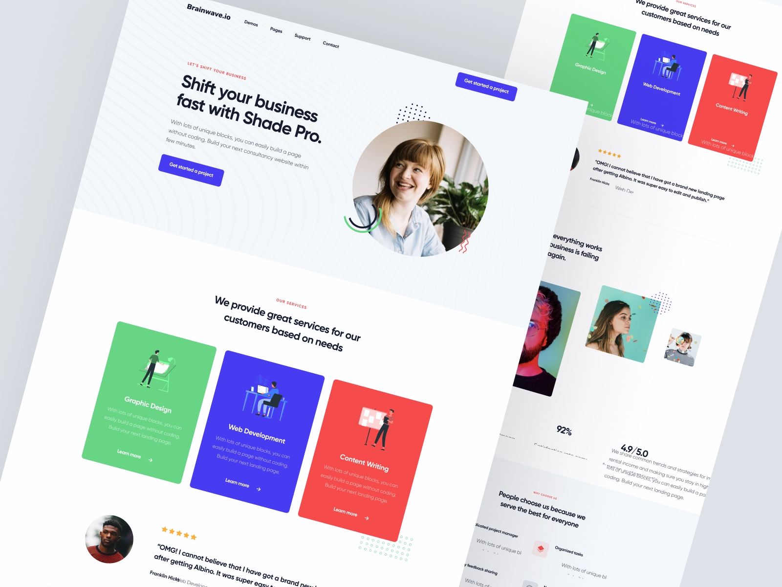 Freelancer/Agency Website Design