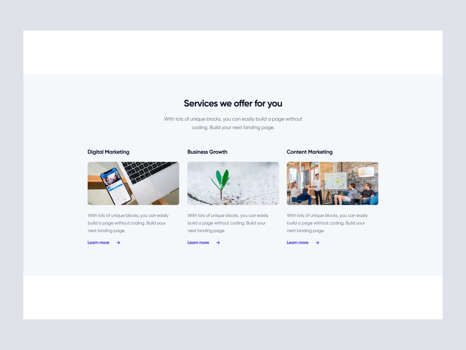 BizPrep - B2B Consultation Company Website Design for Figma and Adobe XD - screen 3